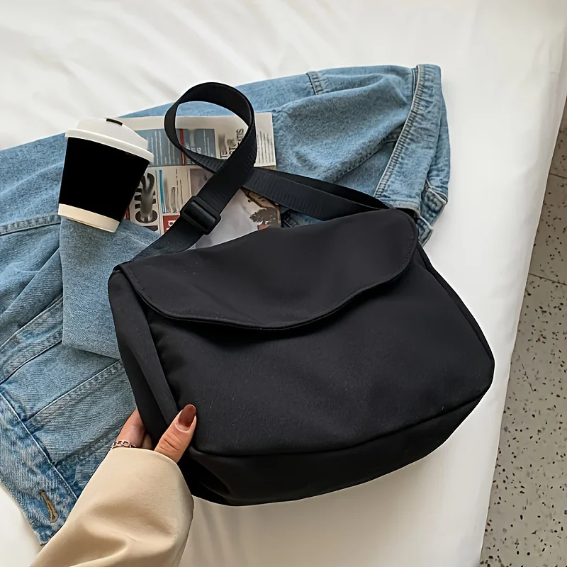 Stilvolle Damen Hobo Schulter-Umhängetasche, Geräumige Klapptasche mit Verstellbarem Riemen, Ideal für den Täglichen Arbeitsweg – Detail 6