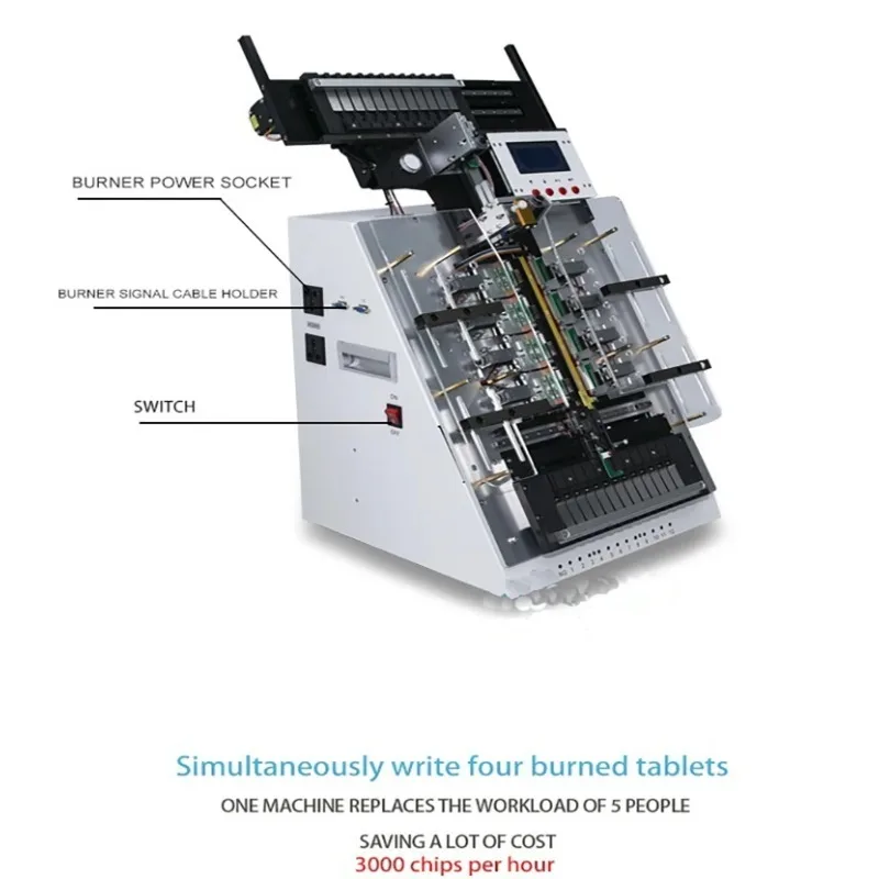 Automatic Flash IC Programmer, Professional Chip Burning & Programming Device