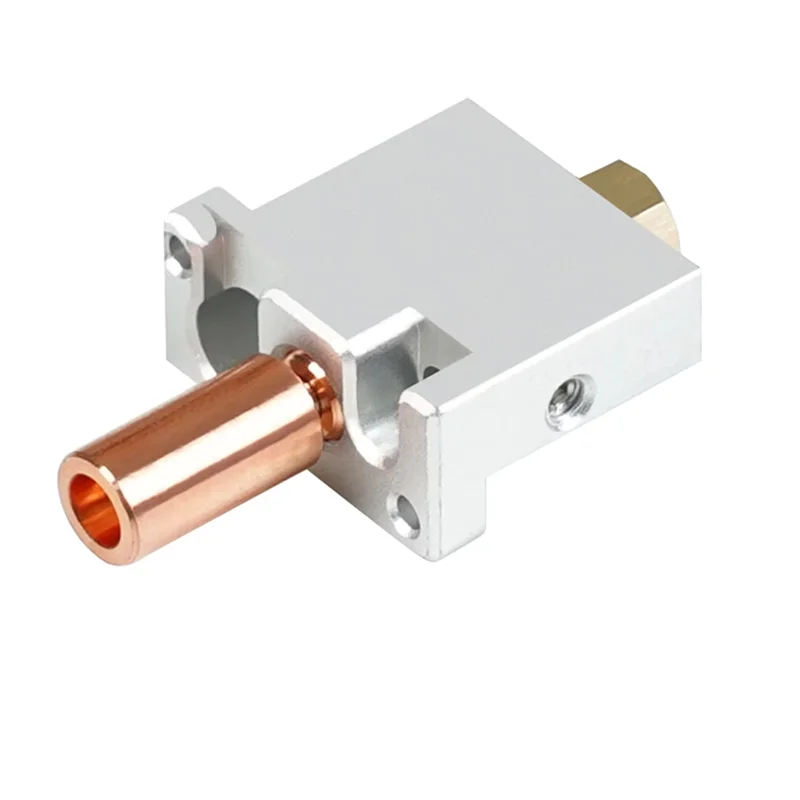 ل FLSUN V400 طابعة ثلاثية الأبعاد Hotend فوهة رأس الطباعة النحاس كتلة الحرارة الحلق النحاس مطلي الطارد أجزاء