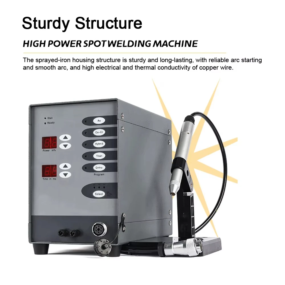

100A Automatic Numerical Control Touch Pulse Argon Arc Spot Welder Jewelry Spot Welding Machine for Gold Silver Eyeglass Repair