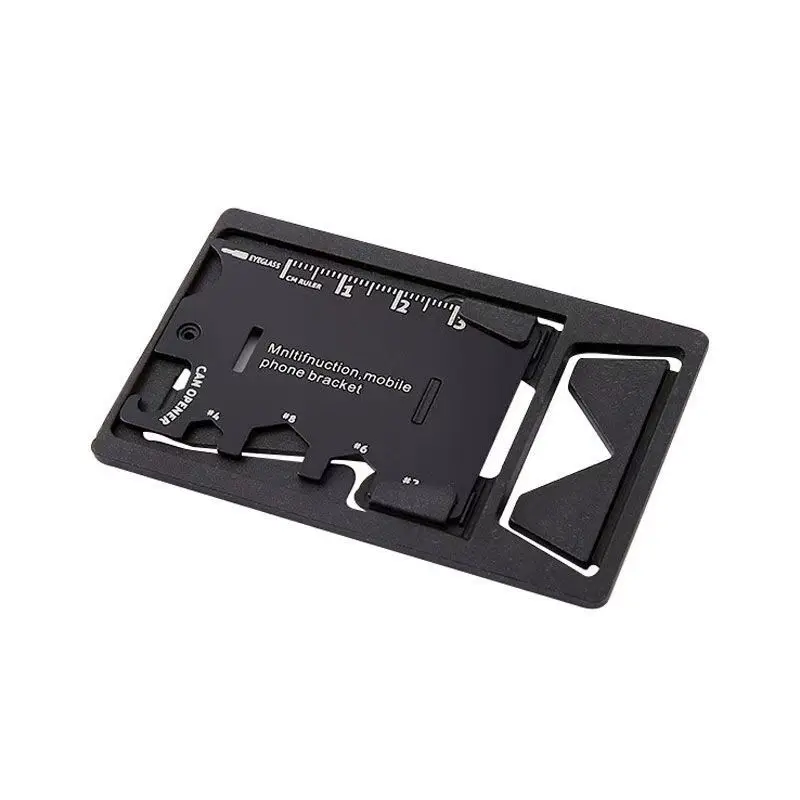 Multitool Card Multi Purpose Tool Card Camping Multi Tool Can Be Used As Mobile Phone Holder A Bottle Opener Screwdriver