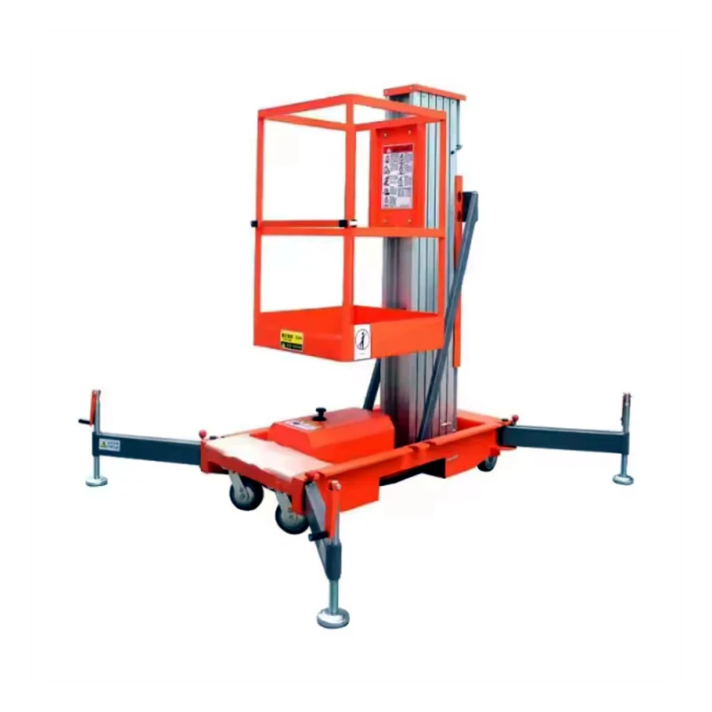 6m 8m Electro-hydraulic Lifting Table Aluminum Alloy Lifts for Aerial Work Maintenance and Decoration