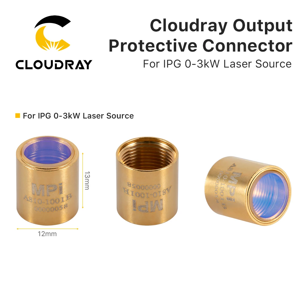 Imagem -04 - Cloudray-ipg Output Protective Connector For Fiber Interface Protection 03kw Fiber Laser Source