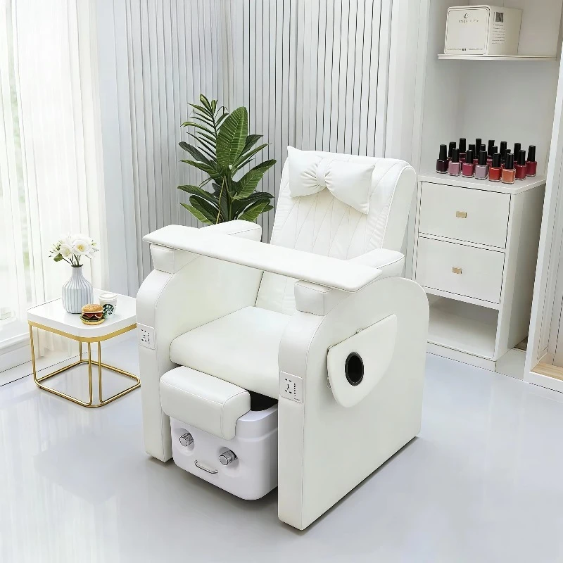 

Современное педикюрное кресло для салонов и спа-салонов, роскошное массажное кресло с функцией гидромассажа для ног, без вытяжки