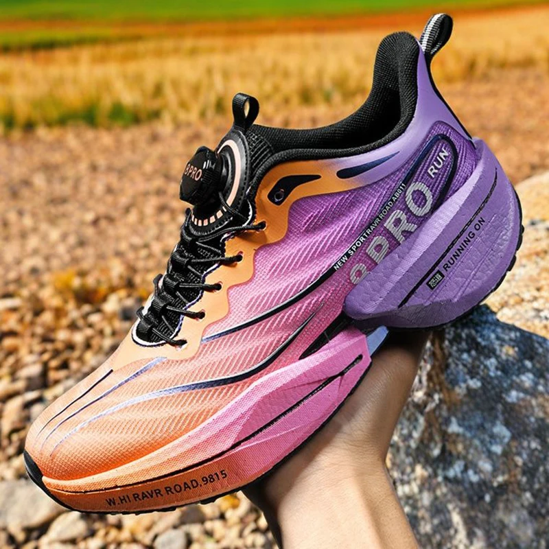 

Мужская спортивная обувь с карбоновой пластиной для марафонских гонок, кроссовки с сеткой, дышащая легкая пара теннисных туфель, тренировочная обувь