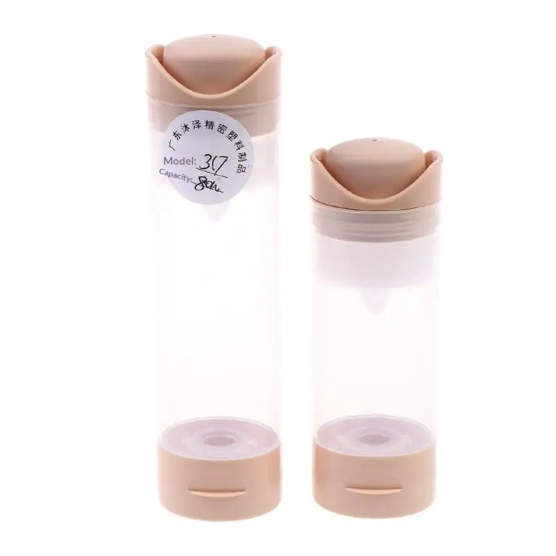 

50ML 80ML Cosmetic Empty Bottle Vacuum Press Dropper Type for Eye Cream Serum Airless Refillable Container for Travel