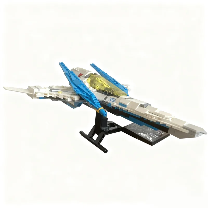 352ピース-moc-スターフォックス-アーウィング-ミニフィギュア-スケールアイコン-モデル-ビルディングブロック-組み立て式-クリスマスギフト-おもちゃ-diy-組み立てクラフト