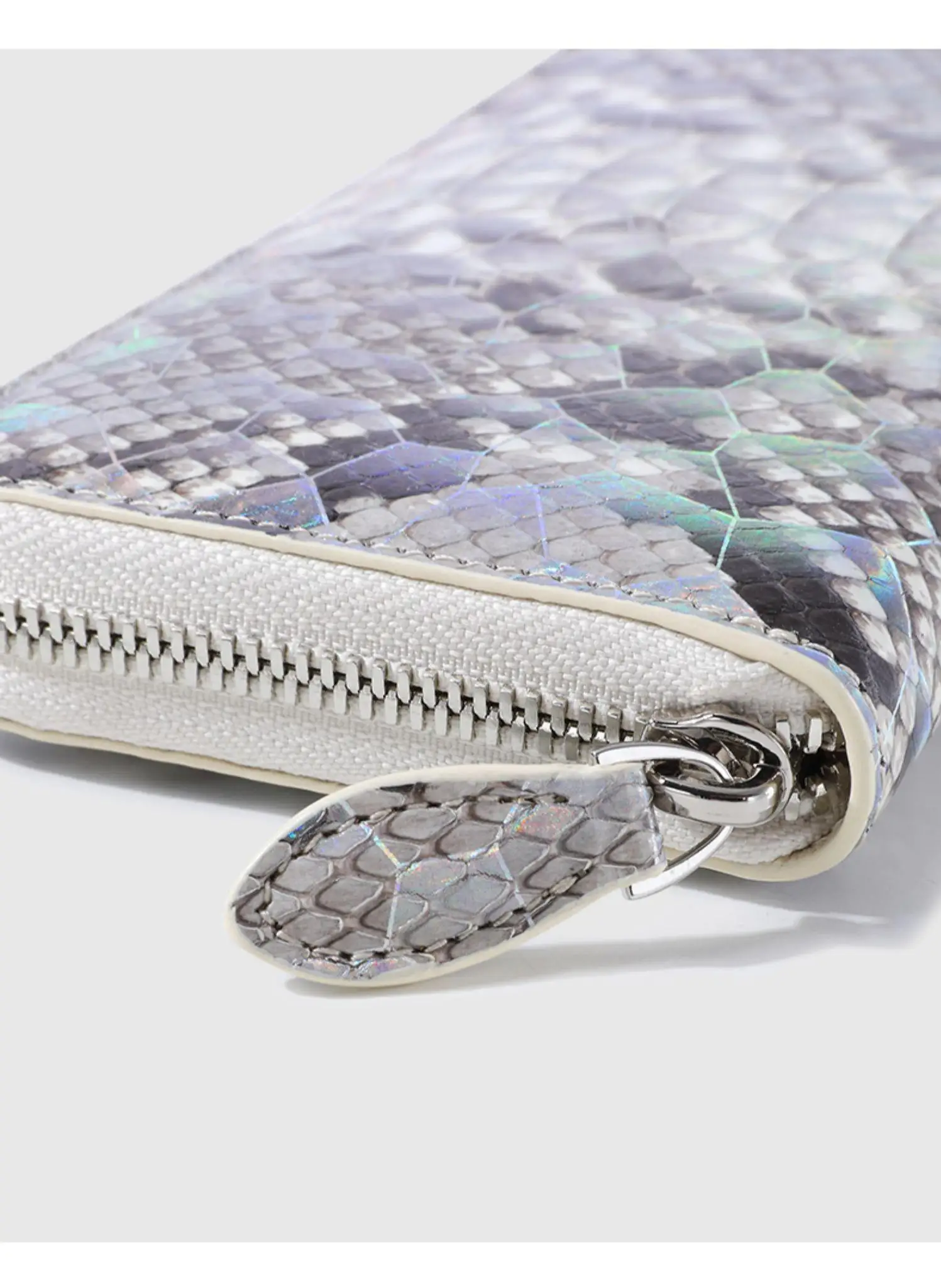 2023 New Designer Python Leather Women\'s Long Wallet Luxury Genuine Leather Lady Purse Large Capacity Snake Skin Clutch Bag 45