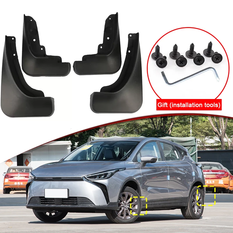 

Car Styling For Geely Geometry C 2023 2024 ABS Car Mud Flaps Splash Guard Mudguards MudFlaps Front Rear Fender Auto Accessories