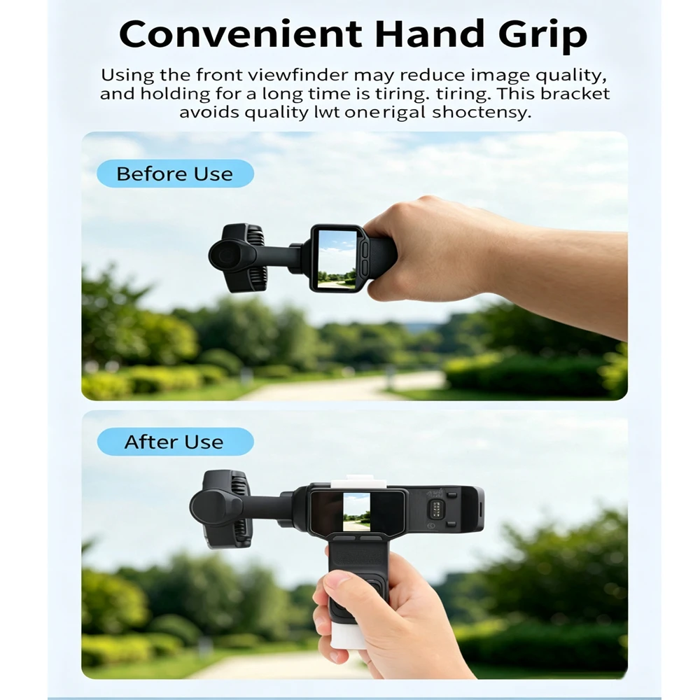 Lossless Vertical Shooting Mount Bracket 4K Handheld Stabilization Adapter for Insta360 Luna Ultra Camera Portrait Mode Mount
