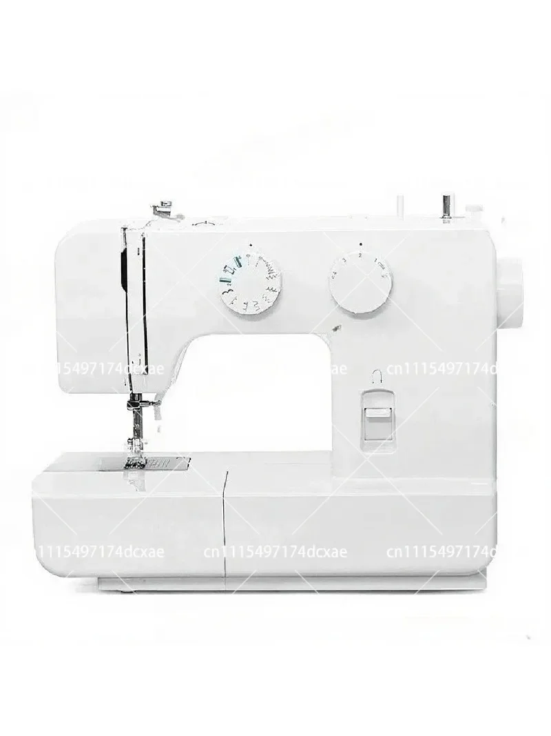 Heavy Duty Multifunctional Electric Sewing Machine for Desktop with Locking Edge Home Sewing Machine in White