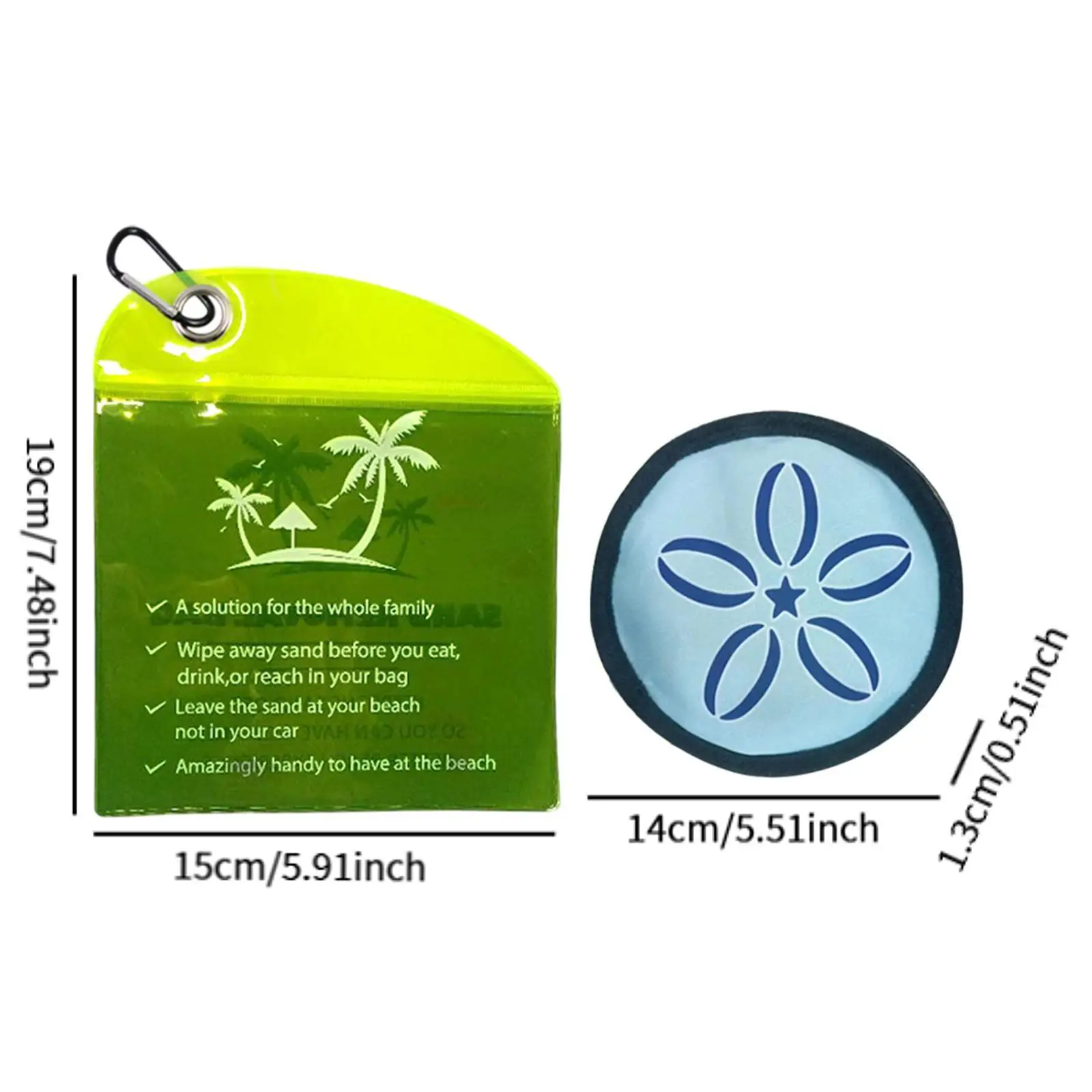 Zandverwijderaar voor strandstrand Must Haves Vakantiebenodigdheden Strandaccessoires