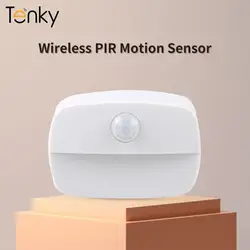 PIR Motion Sensor LED Night Light USB Rechargeable Night Lamp For Kitchen Cabinet Wardrobe Lamp Staircase Warm White Light