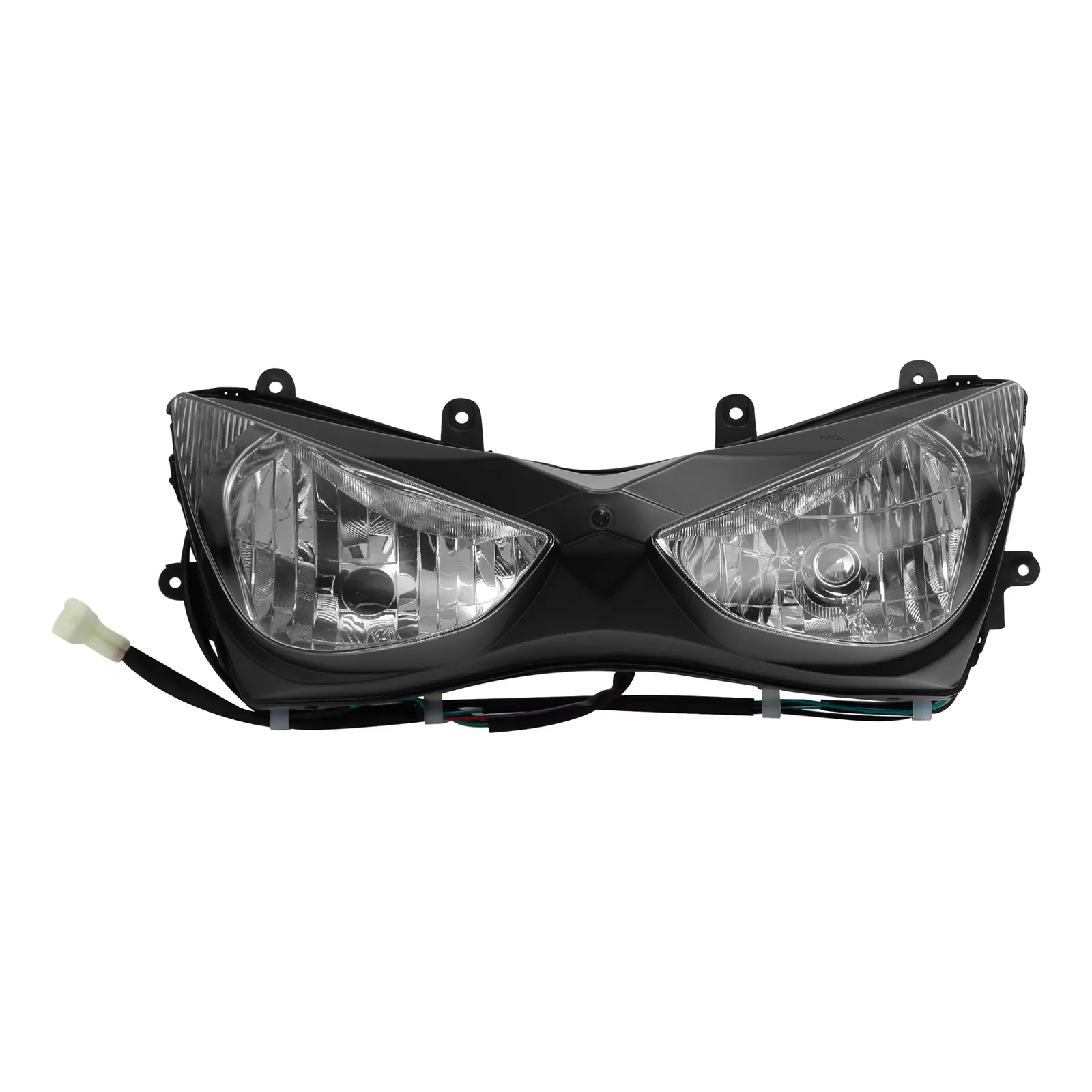 Headlight Headlamp Assembly Fit For Kawasaki Ninja ZX6R ZX-6R ZX636 2005 2006 05(without the Bulb interior)