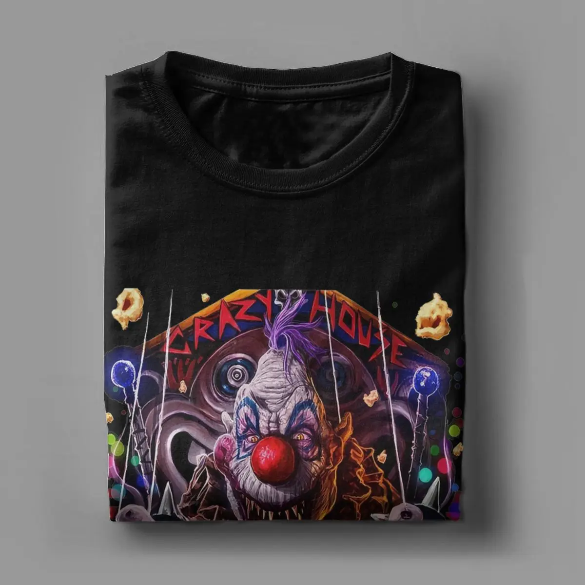 New Arrival Men Women Killer Klowns From Outer Space Shirt Apparel Fun Horror Movie 100% Cotton T-shirt Clothes