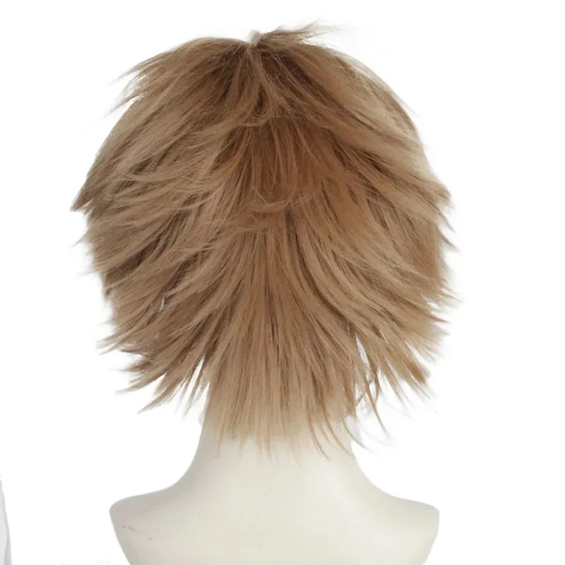 Wig Cosplay Anime Rambut Pendek Coklat Ron Weasley Cosplay