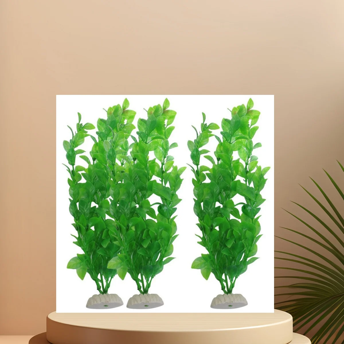 1 unidad de planta de agua Artificial de plástico, decoración de hierba Akvaryum Dekor, altura verde para acuario, plantas artificiales de simulación, 2025 nuevo