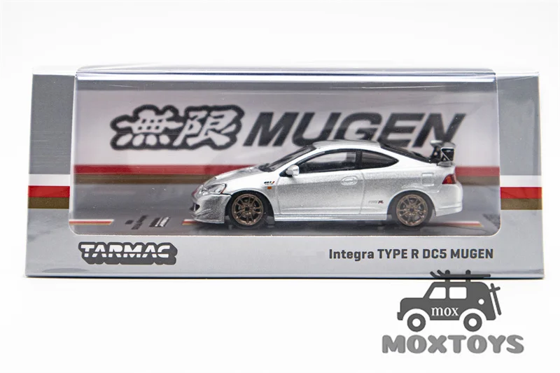 Tarmac Works 1:64 Integra TYPE R DC5 MUGEN Silver Diecast Model Car