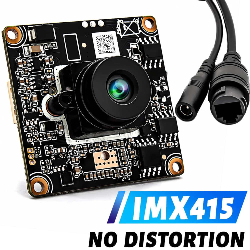 

WGWK 4K IP Camera Module Sony IMX415 8.0Megapixel 4.6mm 64° No Distortion Lens Low illuminance RTSP P2P Onvif Security Protectio