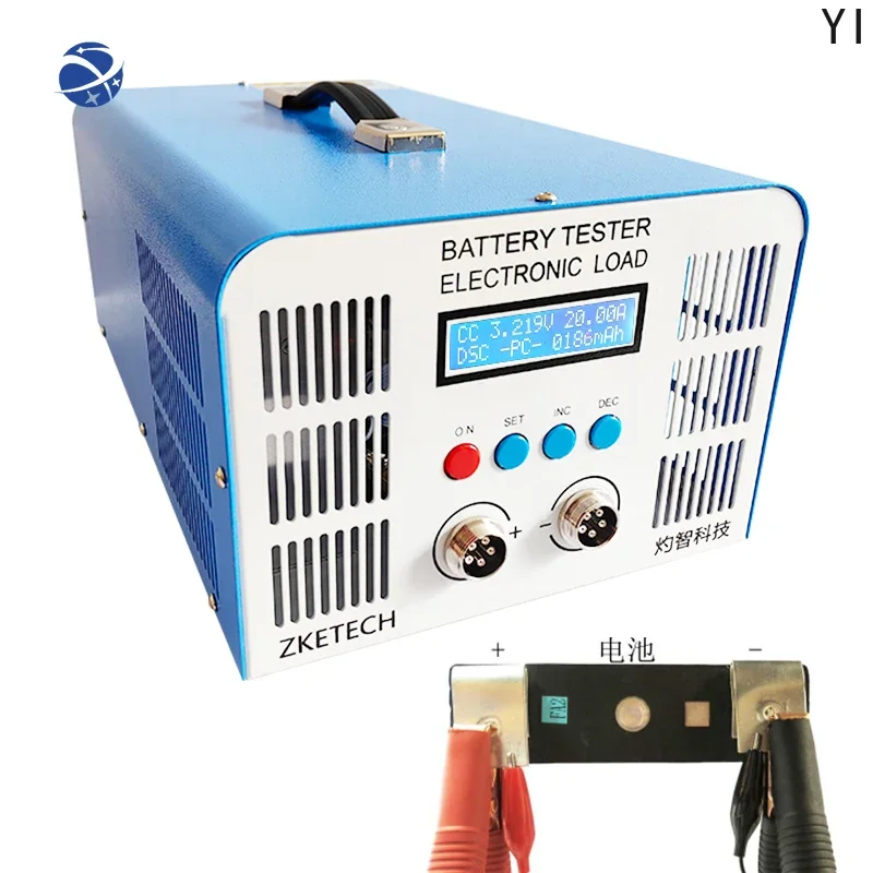 YYHC ZKETECH A40L Professional High-Current Battery Testers 0-5V 40A Charge 40A Discharge LiFePO4 Lithium Ion Battery Capacity T