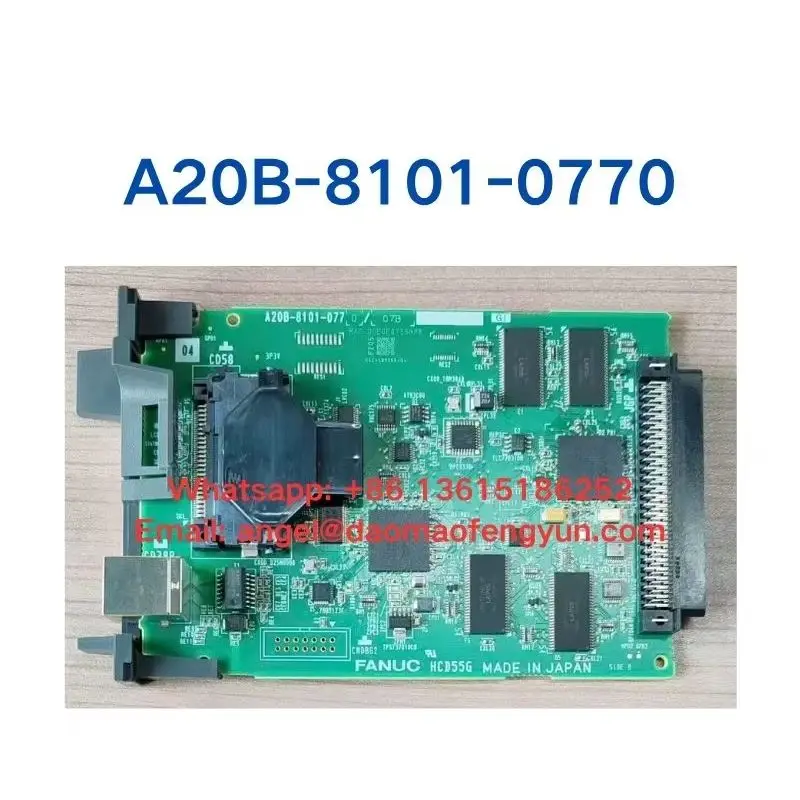 A20B-8101-0770 Second-hand Fanuc high-speed Ethernet motherboard, test functions working fine