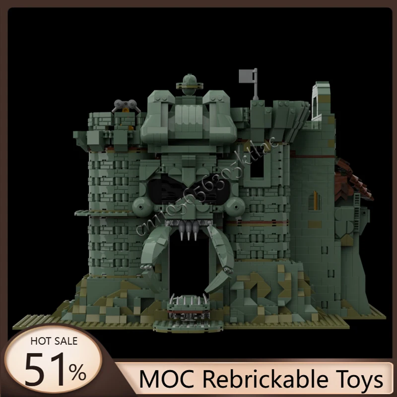 

2659 деталей MOC: Модульный конструктор «Замок ужасающего вида» — развивающий набор для сборки, игрушка, подарок на день рождения для детей