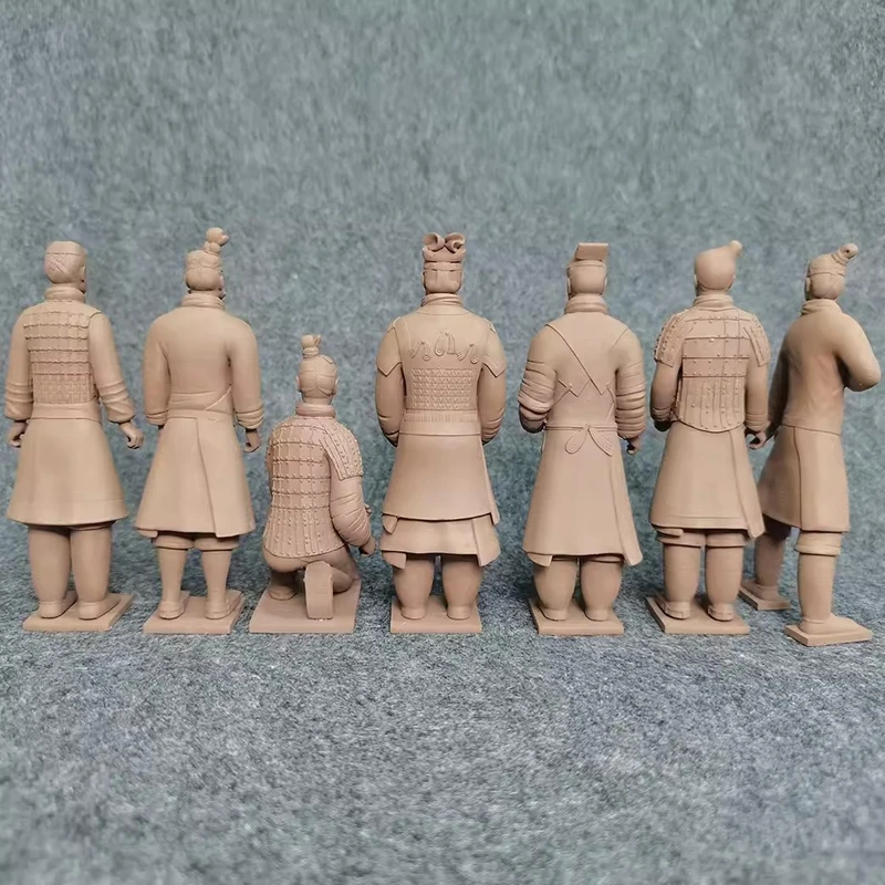 Qin Dynasty Terracotta Warriors and Horses Ornaments Ancient Chinese Soldier Models Desktop Collection Crafts