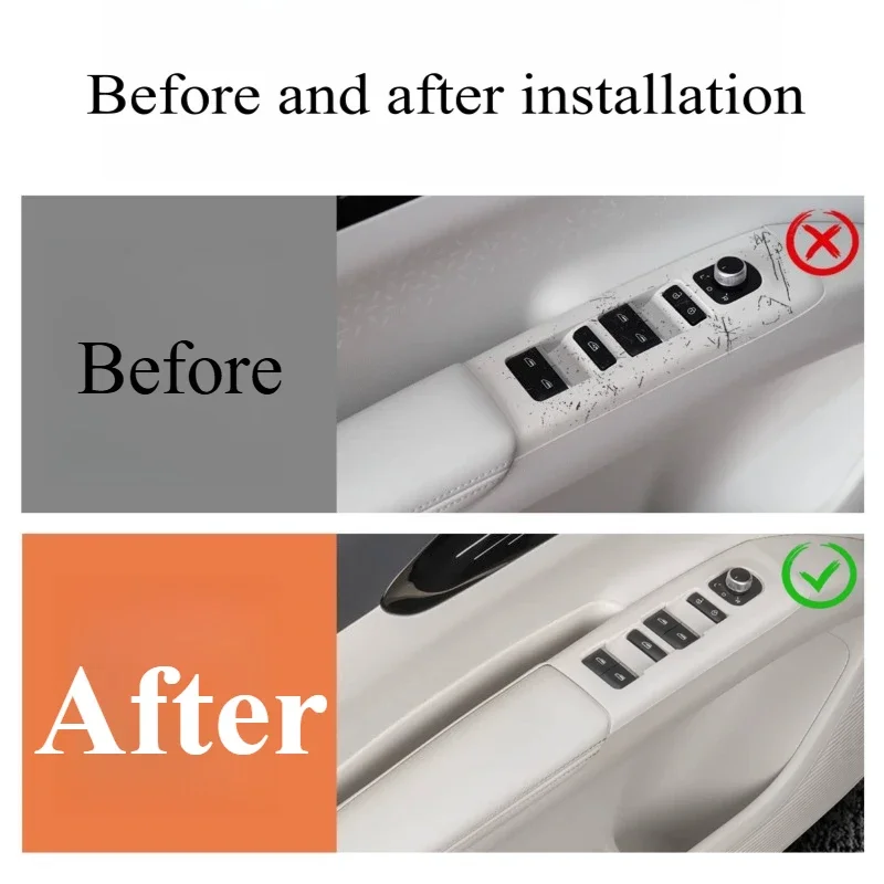 For GEELY EX2 Xingyuan Integrated Door Panel Pad Easy-Clean Protector for Original Door Panel Surface and Trim