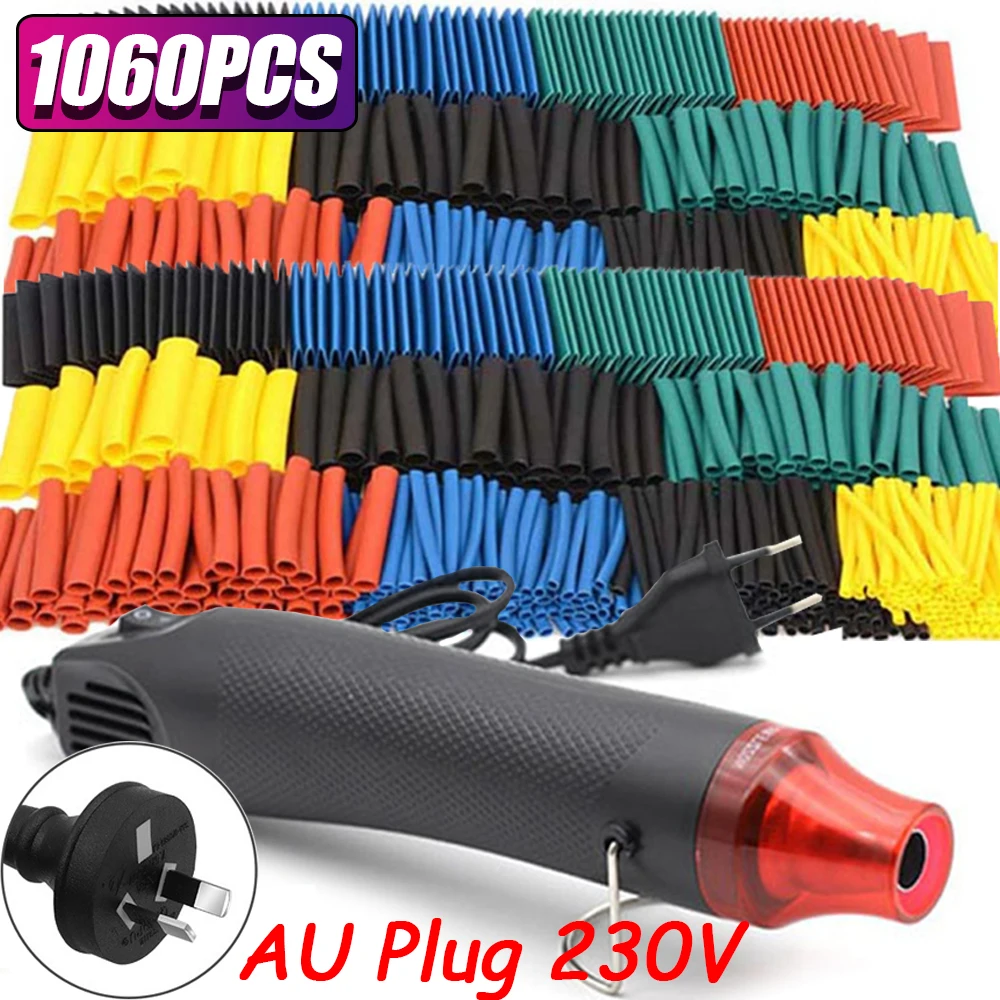 1060/530/127PCS Krimpkous Kit 2:1 Krimpbare Draad Krimpen Wrap Draad Sluit Cover Kabel Reparatie Bescherming