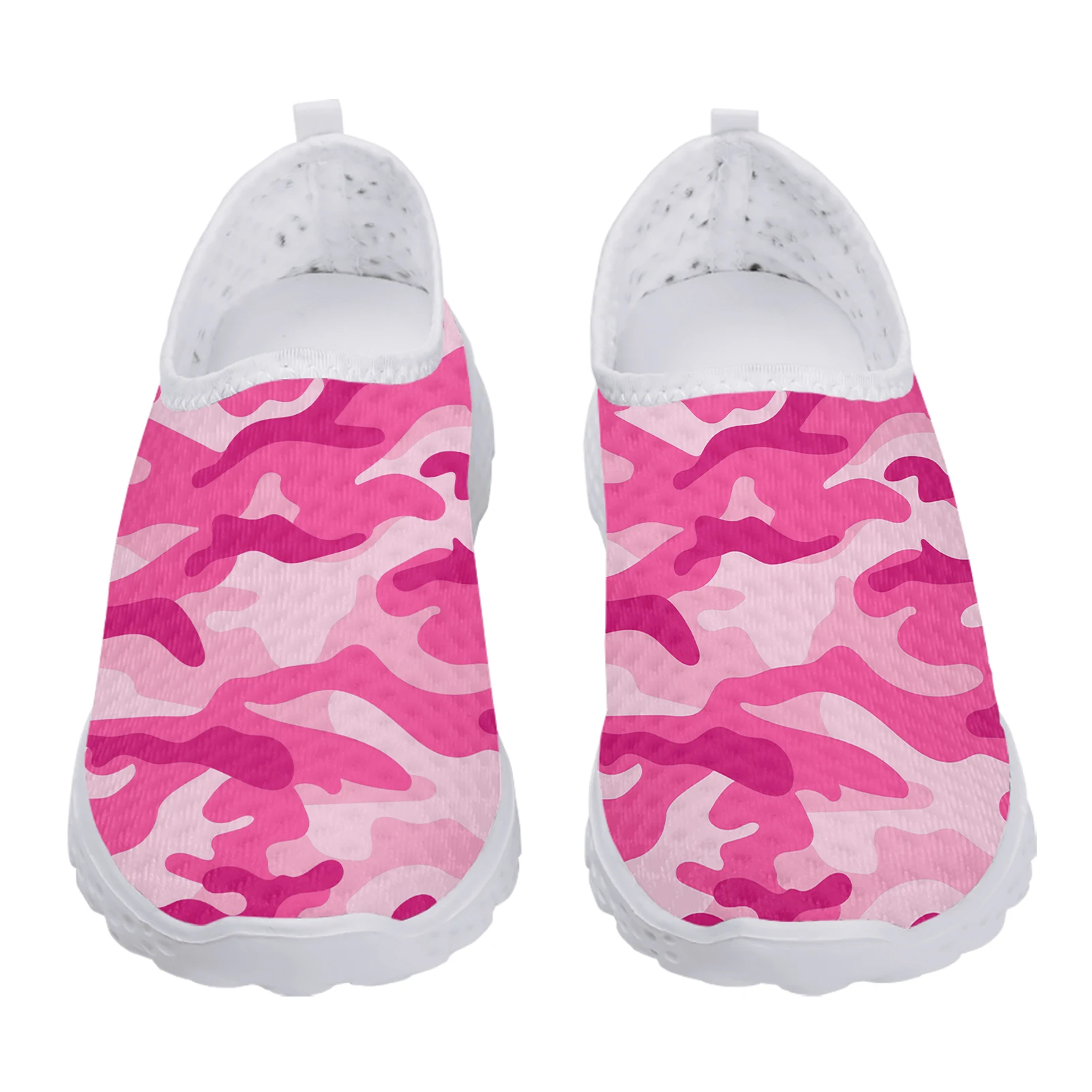 Trendy Roze Getextureerde Print Huisschoenen Eenvoudige Lichtgewicht Ademende Zomerflats Gezellige Huisschoenen Zapatos Mujer