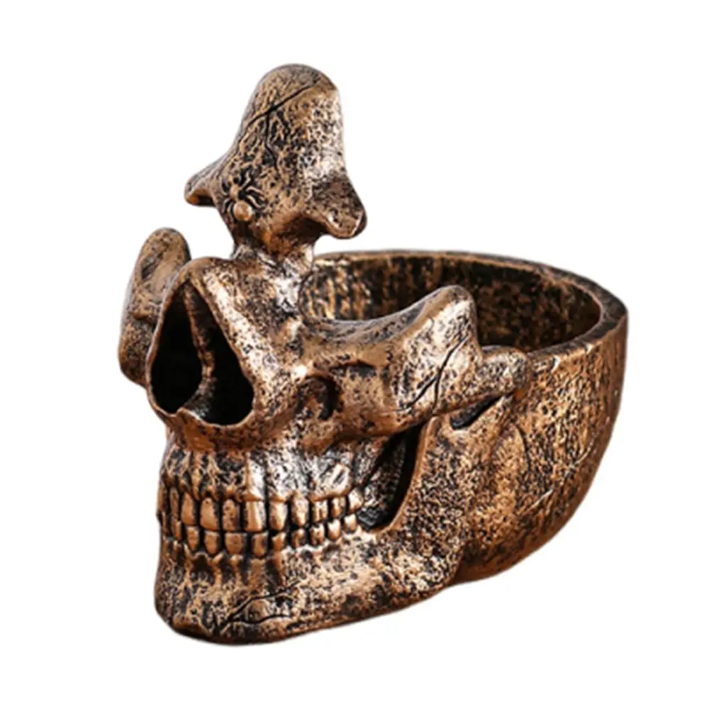 Soporte creativo para gafas de calavera, soporte de exhibición Universal antideslizante para gafas