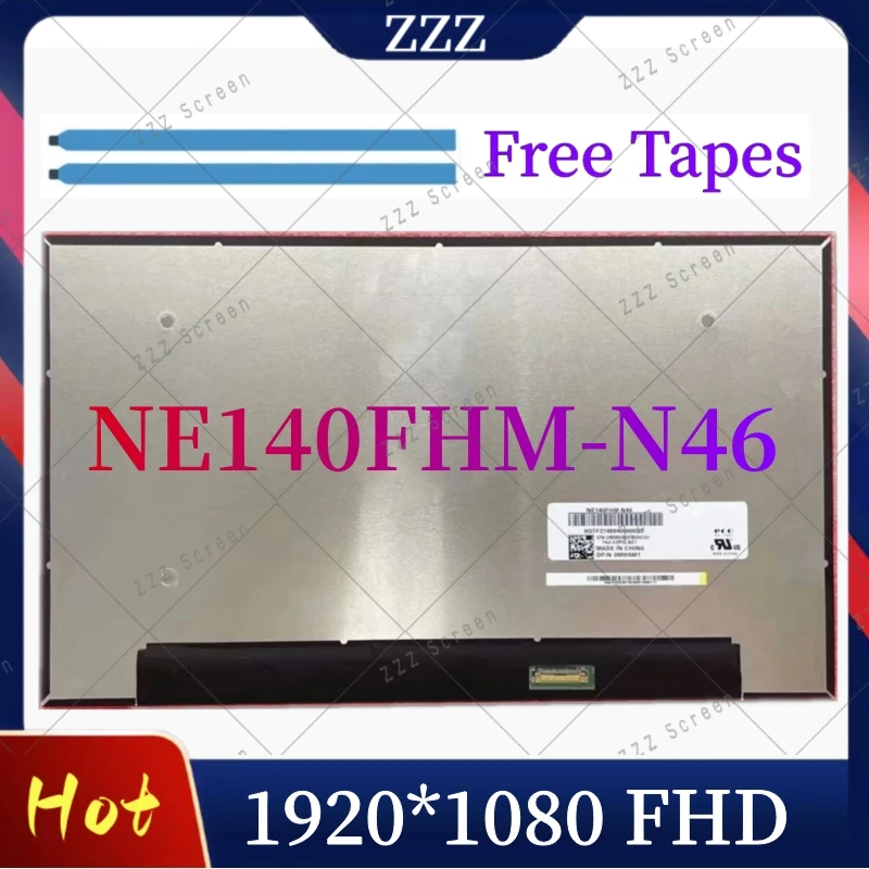 

NE140FHM-N46 14.0'' Laptop LCD Screen Panel Matrix 1920*1080 EDP