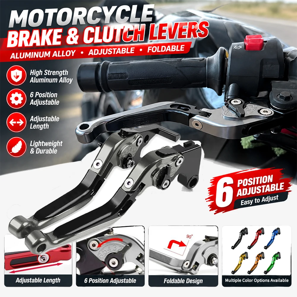 For 390 Adventure R 390 Enduro R 390 SMC R 2025-2026 Folding Extendable Brake Clutch Levers Motorcycle Accessories