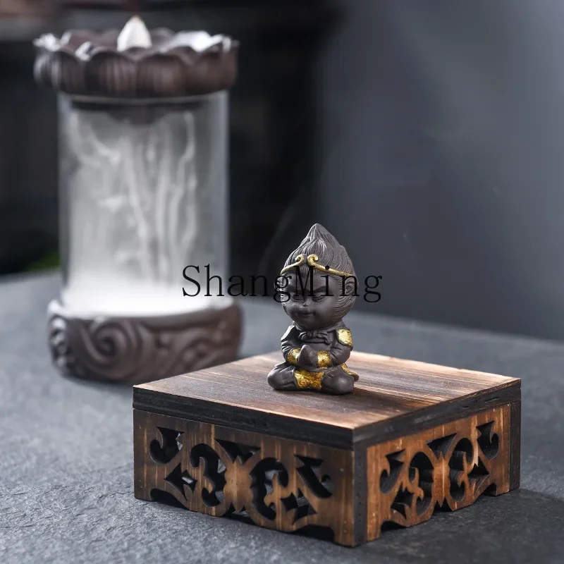 

CL Backflow Incense Burner Creative Ornament Windshield Return of the Great Sage Ceramic Zen Household