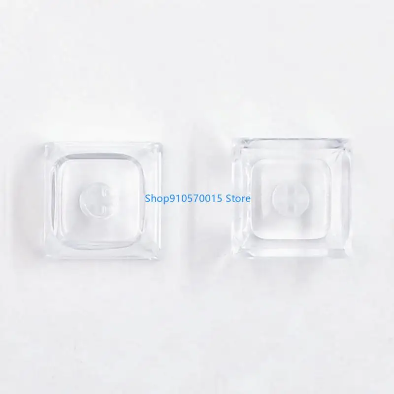 B95C 20Keys XDA Profile Transparents Crystal Blank Keycaps Set for MX Switches