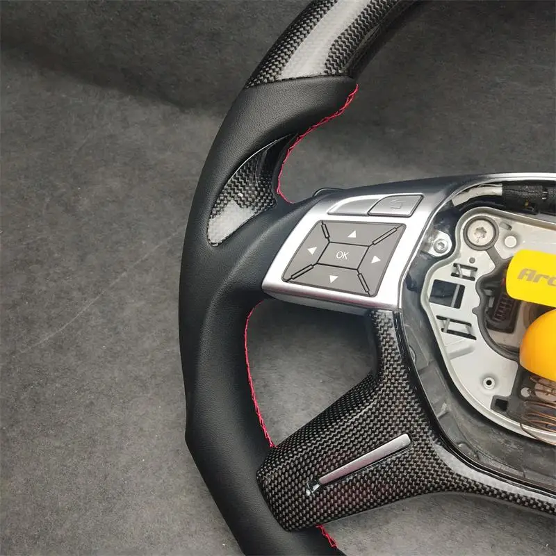 メルセデスベンツ用カーボンファイバーレーシングホイール,メルセデスCクラスw204 c180 c200 g63 s204 w212,v212,s212,w463,x166,w166