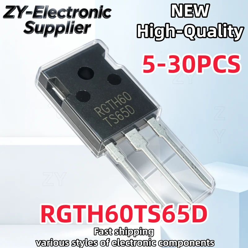 5-30Pcs TO-247 100% New RGTH60TS65D RGTH60 TS65D TO247  0A 650V IGBT High-Power Transistor In Stock