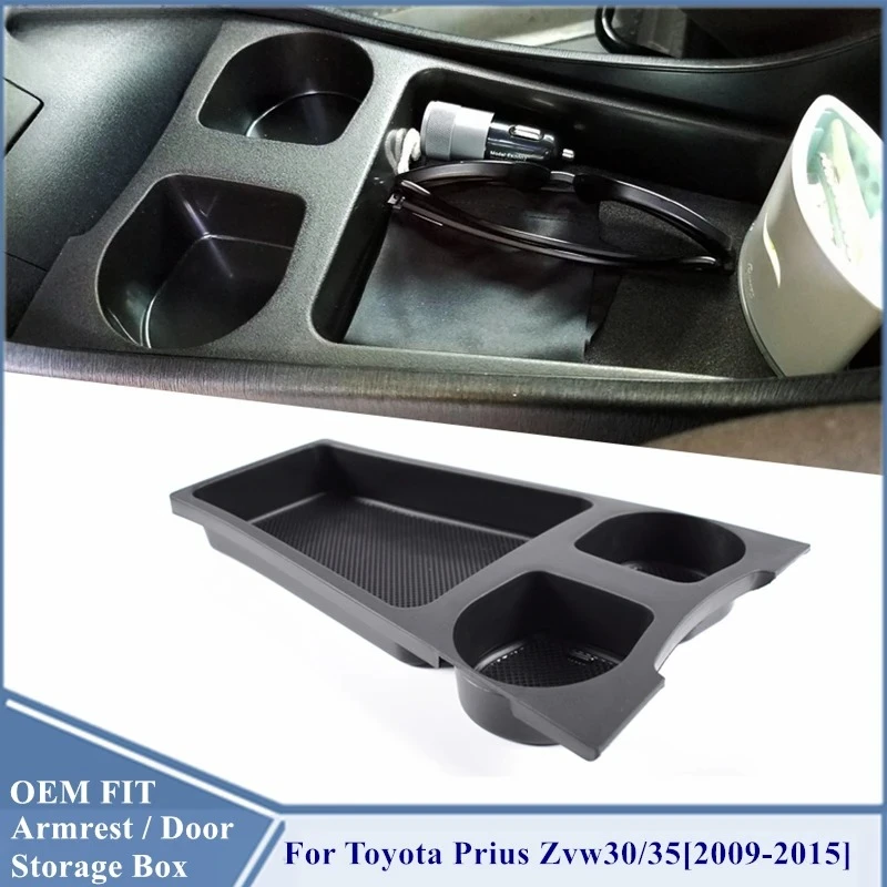 

Центральная консоль автомобиля для Toyota Prius Zvw30 35 2009 2010 2011 2012 2013 2014 2015, аксессуары для интерьера, нижний ящик для хранения