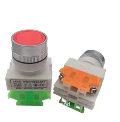 LAY7 (PBCY090) LAY37 11BN Red 10A 660V Momentary Push Button Switch 1NO 1NC