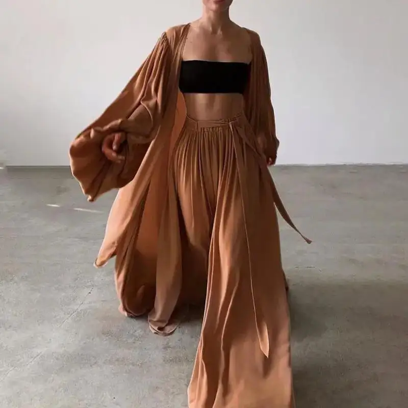 

Sexy Tee-piece Set N 25696 Women's Faionable Cross-border Silk Material Winter Collection Ladies' Premium Clothing