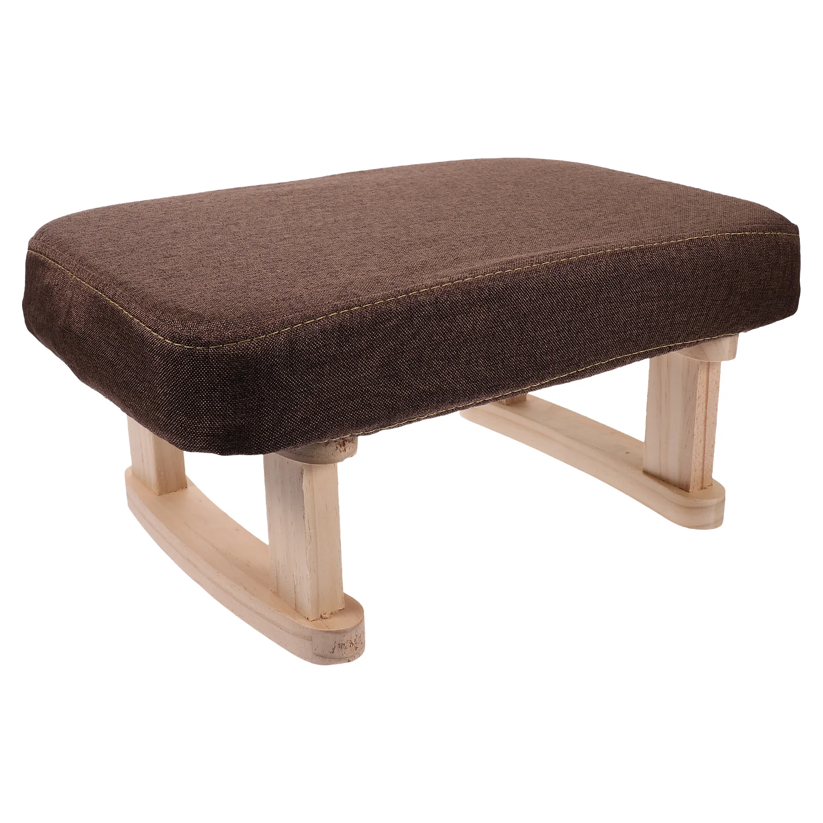 

Wooden Footstool Bench for Bedroom Entryway Small Space Shoe Changing Stool Modern Design Under Desk Footrest Stable