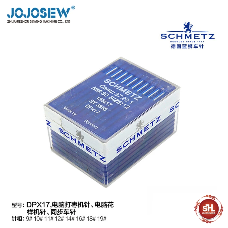 DPX17 SUK SES 10pcs/lot JOJOSEW Industrial Sewing Machine Needles Canu:37:20FB9 135X17 DPX17 SUK  NM:120 SIZE:19