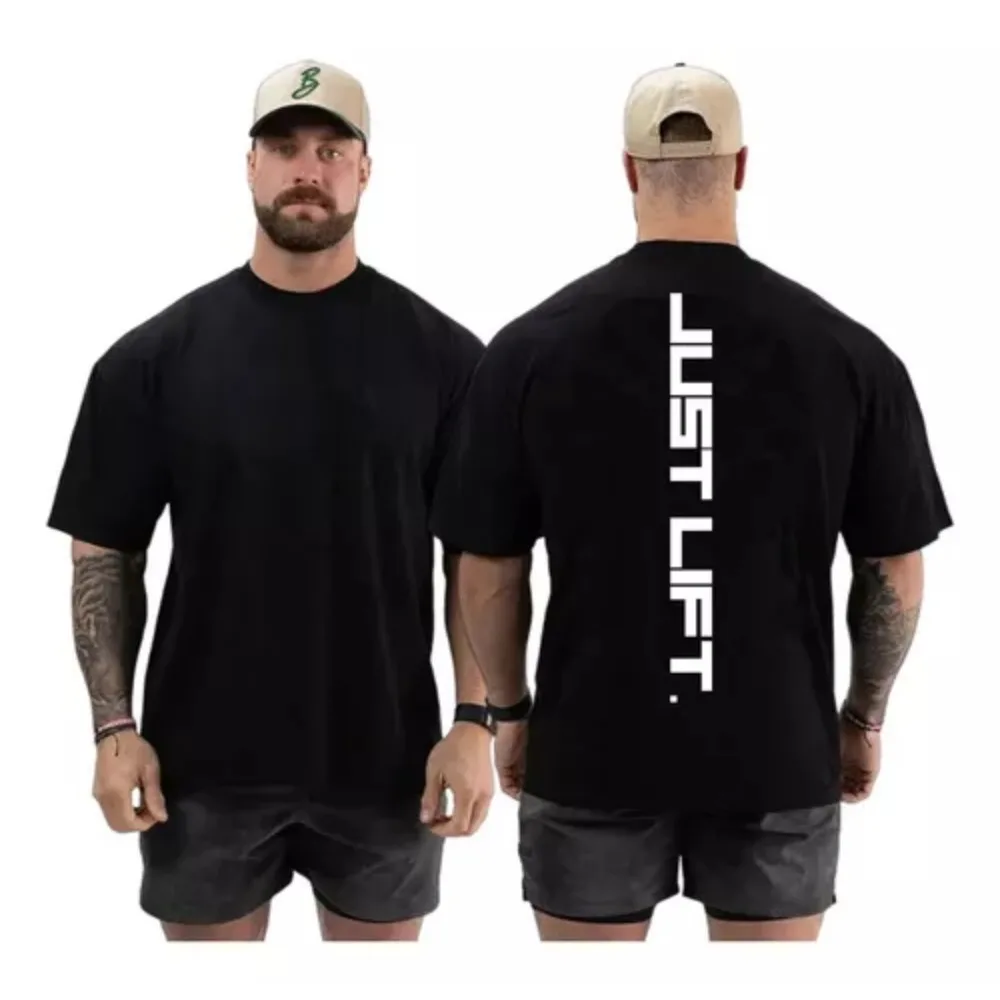 Style Summer New Men\'s T Thirts Sports Fitness Round Neck Oversized T-shirt Gym Running Basketball Training Short Sleeves Top