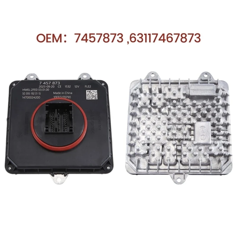

Headlight Control Unit Module Ballast Waterproof ABS Metal Construction 63117444686 63117457874 63117492028 63117429127 H9EE