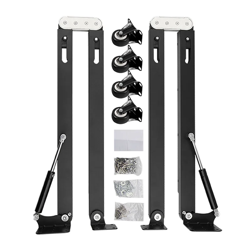 Folding Table Hardware Accessories Turn Down, Multi-functional Hidden Telescopic Bar Table, Invisible