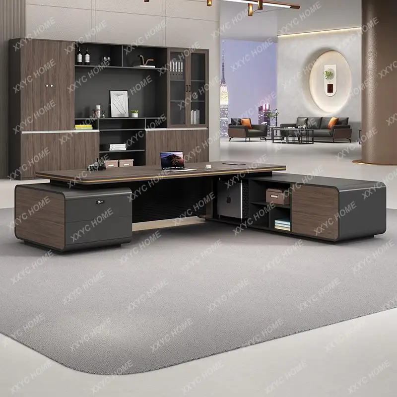 

LL Shaped Room Desks Computer Commercial Cabinet Table Decoration Chairs Fancy Storage Beistelltisch Furniture