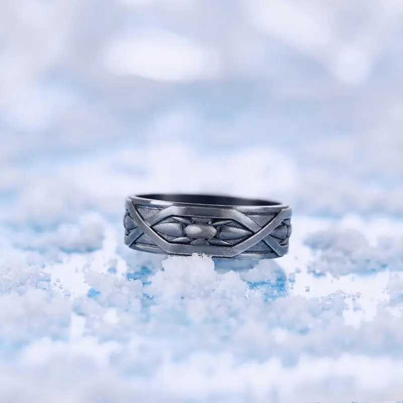 New Battle Through The Heaven Anime Ice King Ring Men/women Trendy Manga Role Action figure Gift Ancient Costume Jewelry Ring