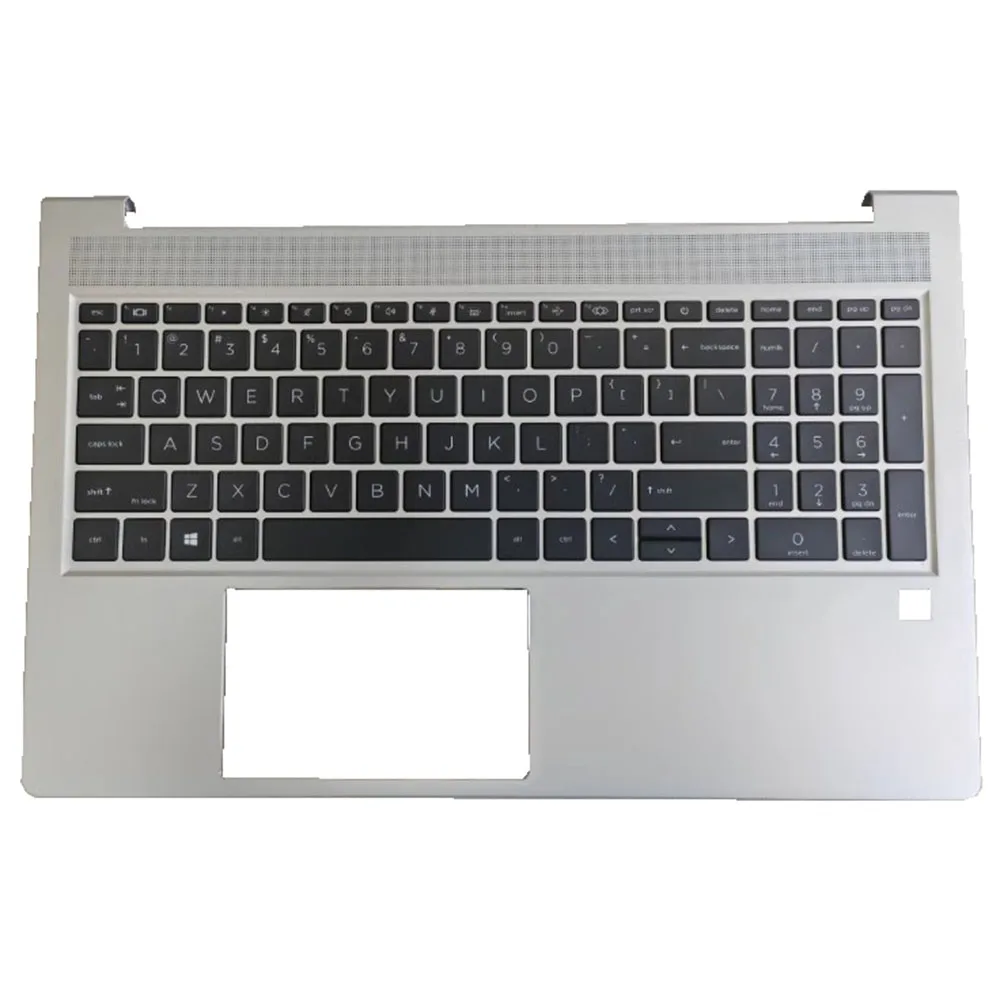 

Подставка для рук и клавиатура для ноутбука HP EliteBook 650 G10 N45680-001 с подсветкой, США, серебристая, новая