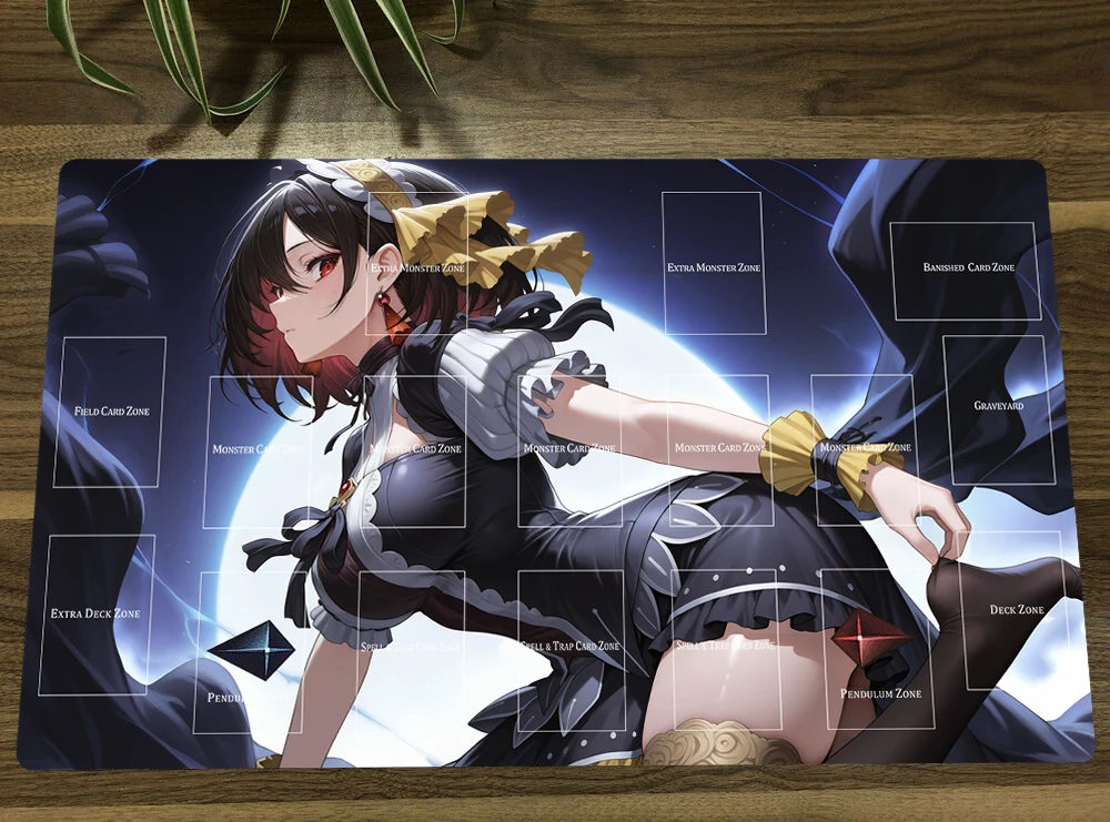 YuGiOh Underworld Goddess of the Closed World TCG CCG Mat Trading Card Game Mat Table Playmat Mouse Pad 60x35cm Mousepad & Bag