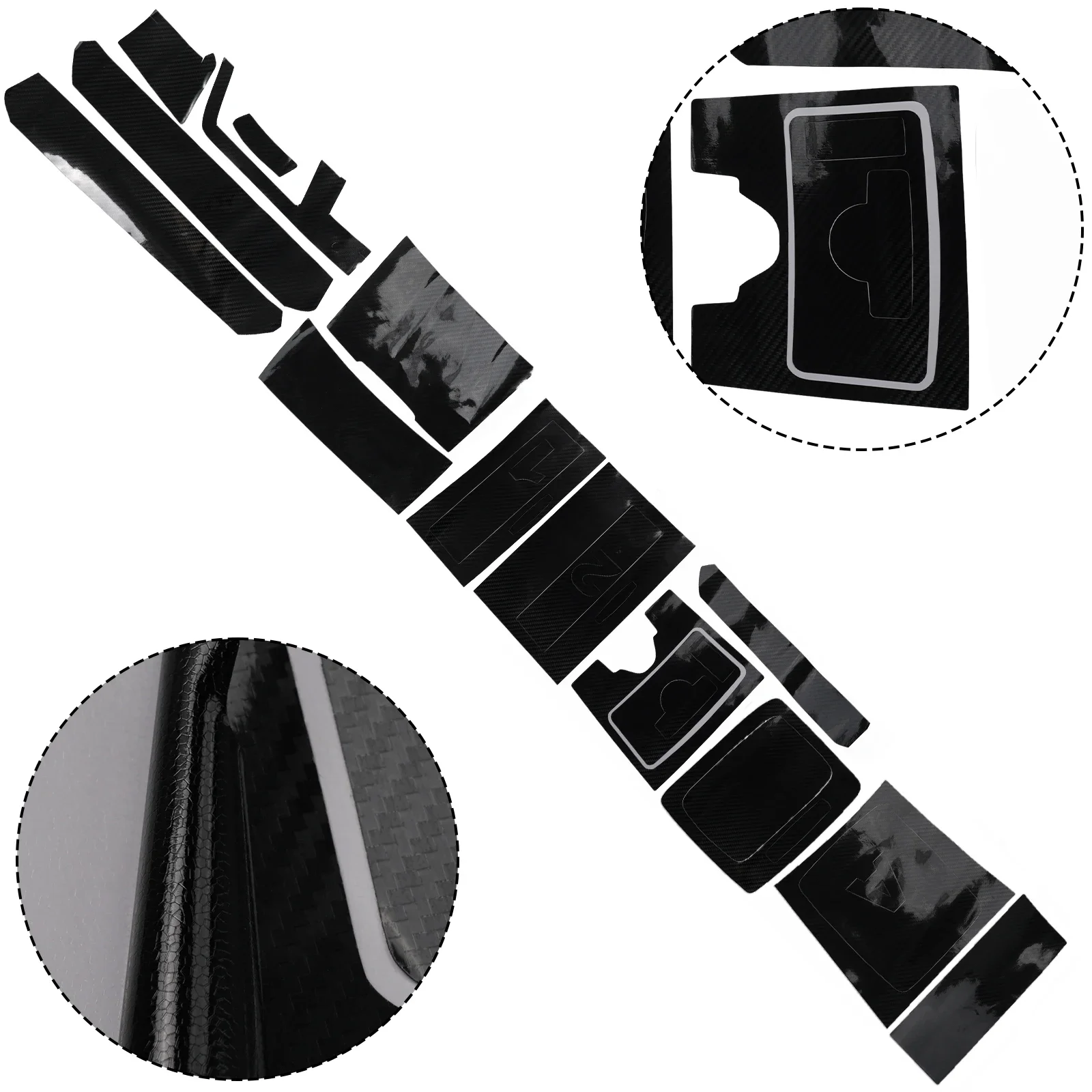 

Cover Car Interior Cover Trim Car Interior Decals Left-hand Drive Waterproof Exterior Mouldings Trim 1 Set 5D Decorate